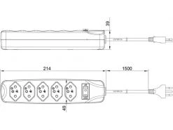 FURBER.power Steckdosenleiste 5x T13 mit Schalter -Energieverteilung Verkäufe 2024 224457414 xxl