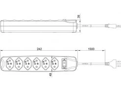 FURBER.power Steckdosenleiste 6x T13 mit Schalter 10 FURBER.power Steckdosenleiste 6x T13 mit Schalter -Energieverteilung Verkäufe 2024 224457927 xxl 1