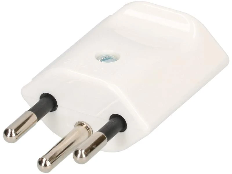 Max Hauri Montagestecker T12 3-polig, Weiss 3 Max Hauri Montagestecker T12 3-polig, Weiss