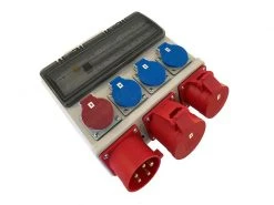 Spälti AG Baustromverteiler CEE32/5 63A ohne Zuleitung