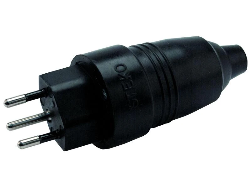 Schönenberger Montagestecker ERSO T12 IP44, Schwarz 3 Schönenberger Montagestecker ERSO T12 IP44, Schwarz