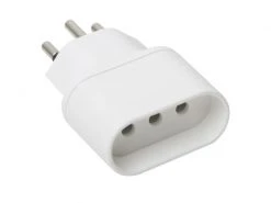 Schönenberger Reiseadapter Italien – CH, Weiss