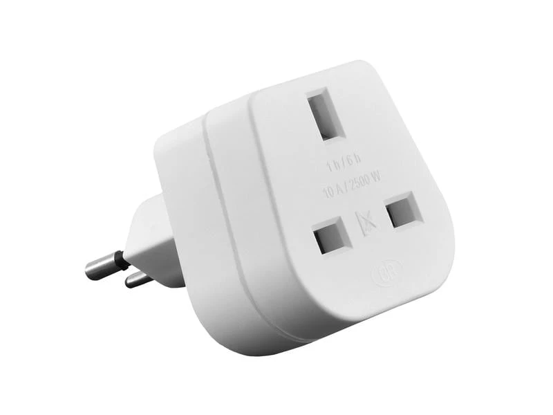 Schönenberger Reiseadapter CH – UK, Weiss 3 Schönenberger Reiseadapter CH – UK, Weiss