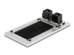 Delock Einbaurahmen mit Bürste und 2 x RJ45 Keystone Modul Cat.6 8 Delock Einbaurahmen mit Bürste und 2 x RJ45 Keystone Modul Cat.6 -Energieverteilung Verkäufe 2024 229533063 xxl