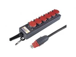 STEFFEN Industrie-Steckerleiste Professional 6x T25 IP55, 5 m