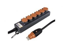 STEFFEN Industrie-Steckerleiste Professional 6x T15 IP55, 5 m