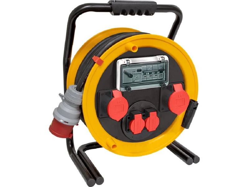 Brennenstuhl Kabelrolle Brobusta 380 25 m FI + LS 1x CEE32/16, 2x T25 3 Brennenstuhl Kabelrolle Brobusta 380 25 m FI + LS 1x CEE32/16, 2x T25