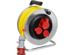 Brennenstuhl Baustellen-Kabelrolle BAT 290 25 m 1x CEE/5 + 2x T25