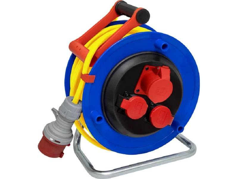 Brennenstuhl Baustellen-Kabelrolle BAT ST 290 33 m 1x CEE/5 + 2x T25 3 Brennenstuhl Baustellen-Kabelrolle BAT ST 290 33 m 1x CEE/5 + 2x T25