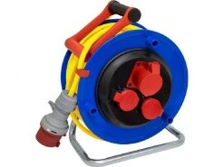 Brennenstuhl Baustellen-Kabelrolle BAT ST 290 25 m 1x CEE/5 + 2x T25