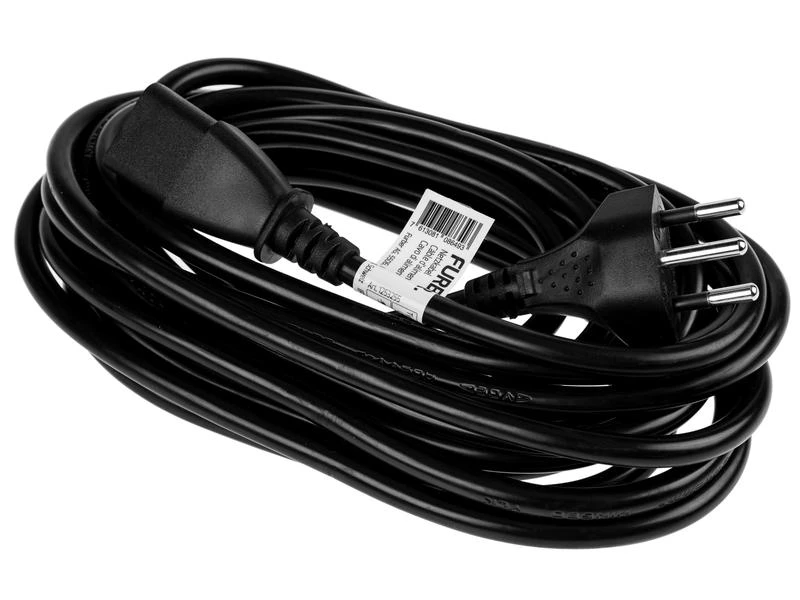 FURBER.power Netzkabel C13-T12 5.0 m Schwarz 4 FURBER.power Netzkabel C13-T12 5.0 m Schwarz – Bild 2