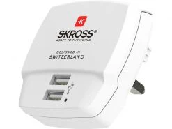 SKROSS Reiseadapter UK USB Ladegerät (2x A)