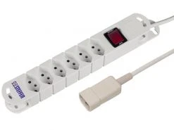 STEFFEN Steckdosenleiste STEBA VARIABL 6x T13 5 m