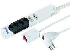 STEFFEN Mouse-Steckdosenleiste STEBA VARIABL 6x T13