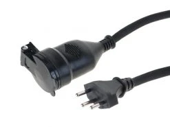 Schönenberger Verlängerungskabel 10 m T13-T12 Gummi