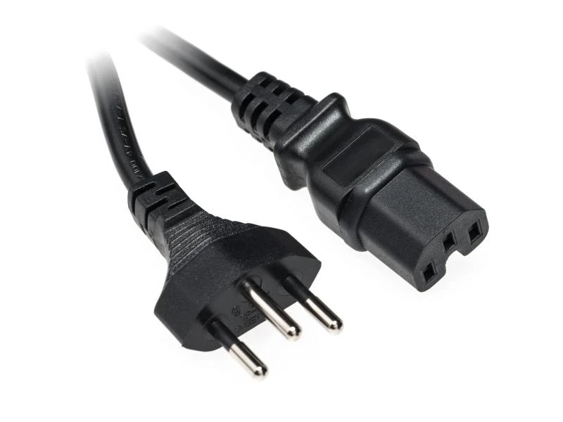 Diggelmann Netzkabel 1.5 m C15 - T12, Schwarz 3 Diggelmann Netzkabel 1.5 m C15 - T12, Schwarz