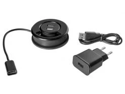 STEFFEN Tischsteckdosenleiste 1409901 2.0 A USB Schwarz