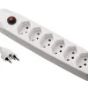 FURBER.power Steckdosenleiste mit Überlastschutz 6x T13