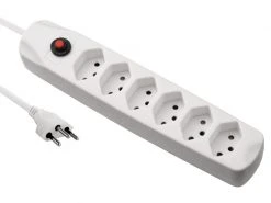 FURBER.power Steckdosenleiste mit Überlastschutz 6x T13