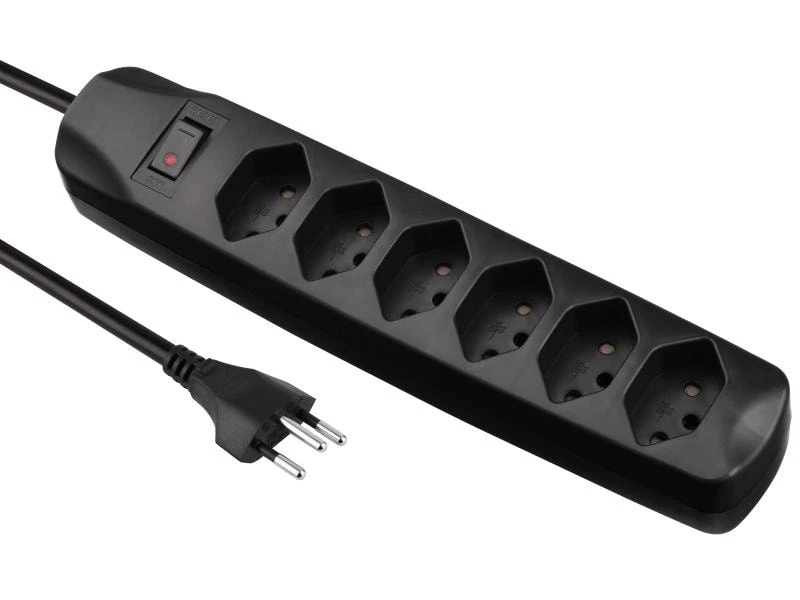 FURBER.power Steckdosenleiste 6x T13 mit Schalter 3 FURBER.power Steckdosenleiste 6x T13 mit Schalter