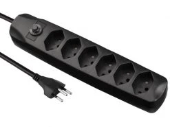 FURBER.power Steckdosenleiste mit Überlastschutz 6x T13