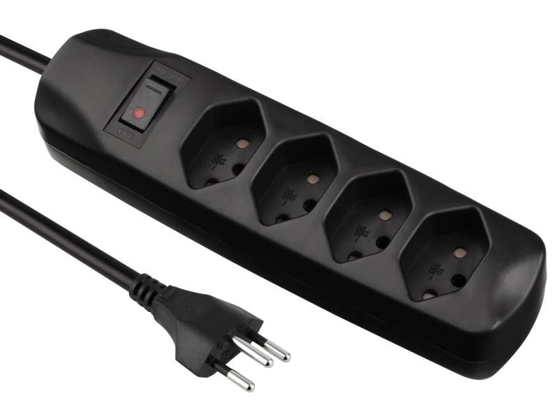 FURBER.power Steckdosenleiste 4x T13 mit Schalter 3 FURBER.power Steckdosenleiste 4x T13 mit Schalter