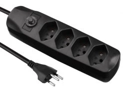 FURBER.power Steckdosenleiste mit Überlastschutz 4x T13