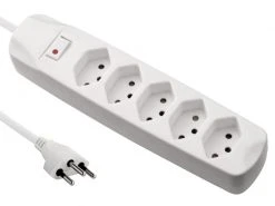 FURBER.power Steckdosenleiste 5x T13 mit Schalter