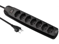 FURBER.power Steckdosenleiste 7x T13 mit Schalter