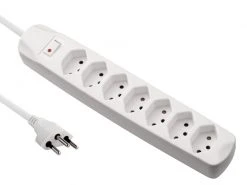 FURBER.power Steckdosenleiste 7x T13 mit Schalter