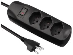 FURBER.power Steckdosenleiste 3x T13 mit Schalter