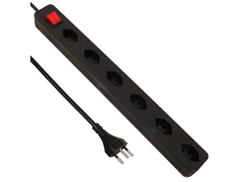 Elektromaterial Steckdosenleiste Standard Line 6x T13 3 Elektromaterial Steckdosenleiste Standard Line 6x T13