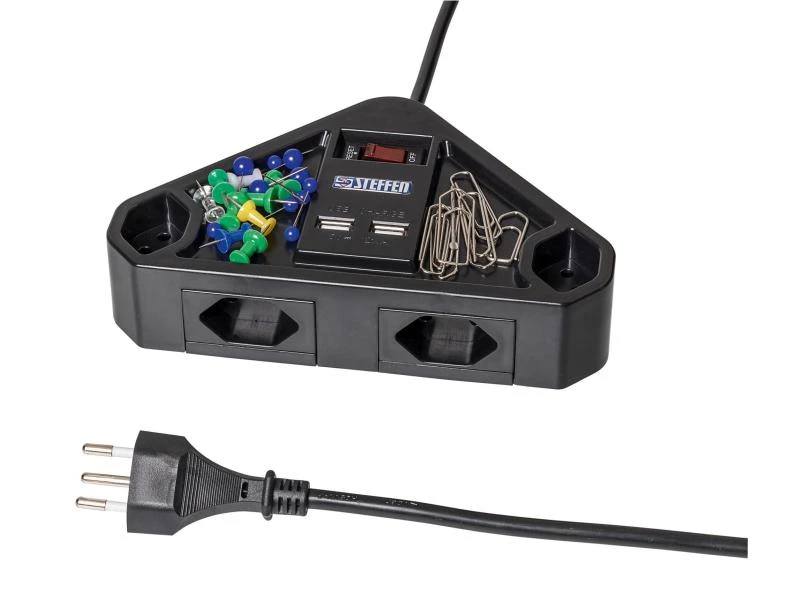 STEFFEN Tischsteckdosenleiste STEBA Corner 4 T13 mit USB 4 STEFFEN Tischsteckdosenleiste STEBA Corner 4 T13 mit USB – Bild 2