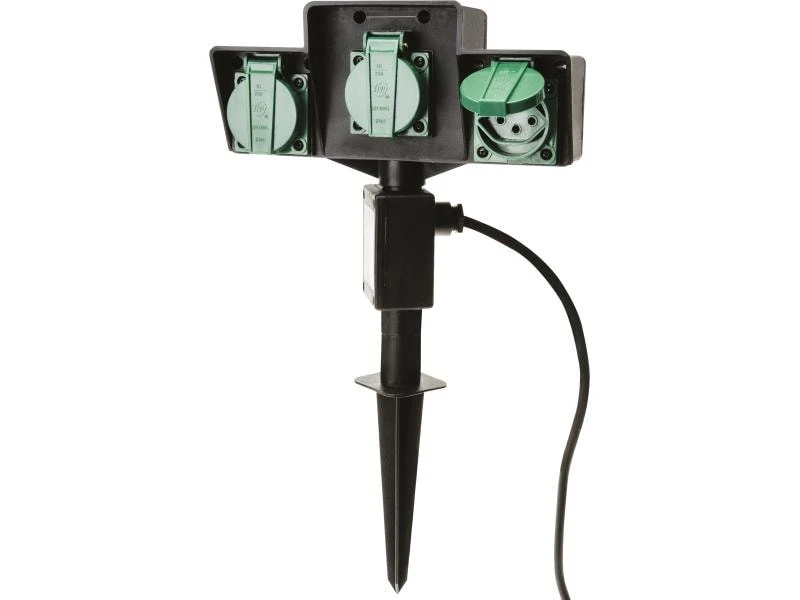 Max Hauri Steckdosen-Erdpfahl 3x T13 4 Max Hauri Steckdosen-Erdpfahl 3x T13 – Bild 2