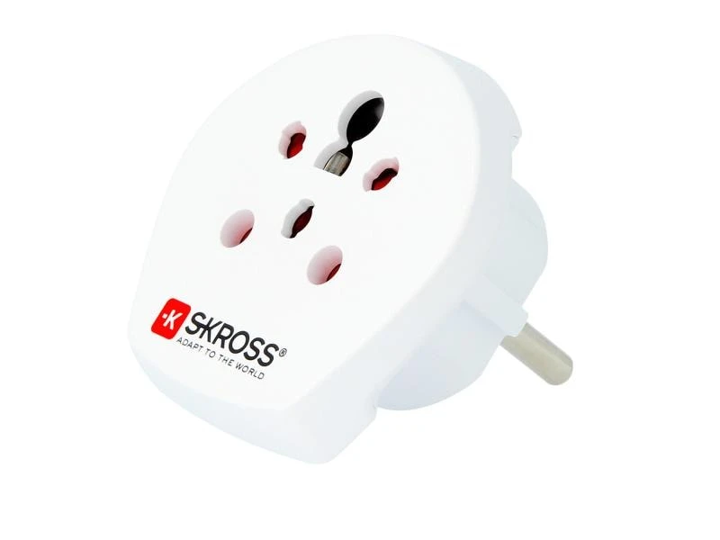 SKROSS Reiseadapter Indien / Israel / Dänemark - EU 4 SKROSS Reiseadapter Indien / Israel / Dänemark - EU – Bild 2