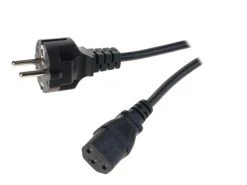 Diggelmann Netzkabel 1 m C13-Schuko