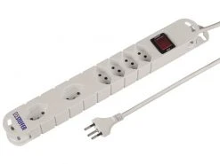 STEFFEN Steckdosenleiste STEBA VARIABL 6xT13 5 m