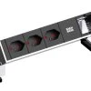 Bachmann Tischsteckdosenleiste DESK 2 3x T13, 1x ABD