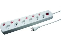 STEFFEN Steckdosenleiste 6x T13