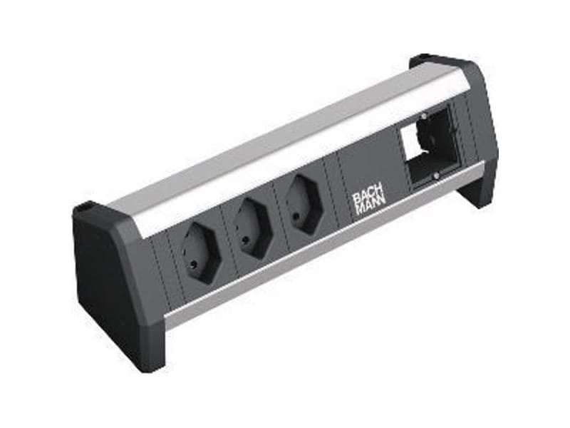 Bachmann Tischsteckdosenleiste DESK 1 3x T13, 1x ABD 3 Bachmann Tischsteckdosenleiste DESK 1 3x T13, 1x ABD