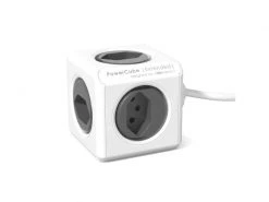 Allocacoc Tischsteckdosenleiste PowerCube Extended 5x T13 anthrazit