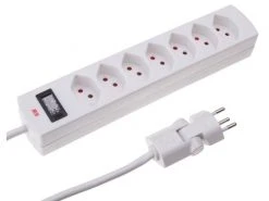 Max Hauri Steckdosenleiste Safety-Line 7x T13