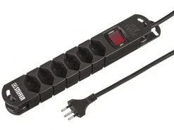STEFFEN Steckdosenleiste STEBA VARIABL 6xT13 5 m