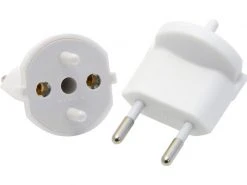 Max Hauri Fixadapter SchuKo Konturenstecker – T11 Weiss