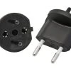 Max Hauri Fixadapter SchuKo Konturenstecker – T11 Schwarz