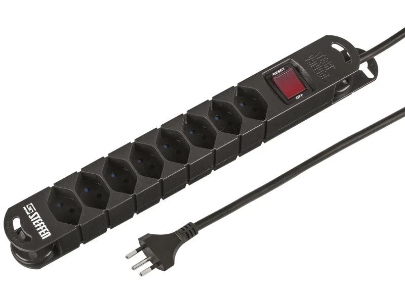 STEFFEN Steckdosenleiste STEBA VARIABL 8x T13 5 m 3 STEFFEN Steckdosenleiste STEBA VARIABL 8x T13 5 m