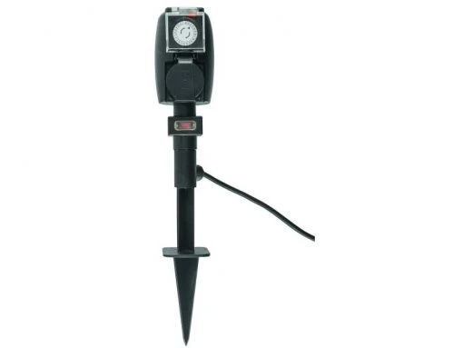 STEFFEN Steckdosen-Erdpfahl Garden-Line 2x T13 mit Timer -Energieverteilung Verkäufe 2024 58622551 xxl