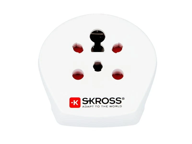 SKROSS Reiseadapter Indien / Israel / Dänemark - EU 3 SKROSS Reiseadapter Indien / Israel / Dänemark - EU