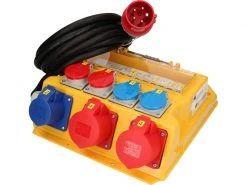 Max Hauri Baustromverteiler CEE 16/5 40 A mit Zuleitung