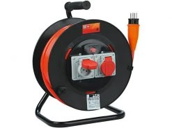 STEFFEN Kabelrolle Bauflex 2x T15, 33 m